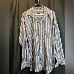 Burberry Large Ling Sleeve Striped Shirt